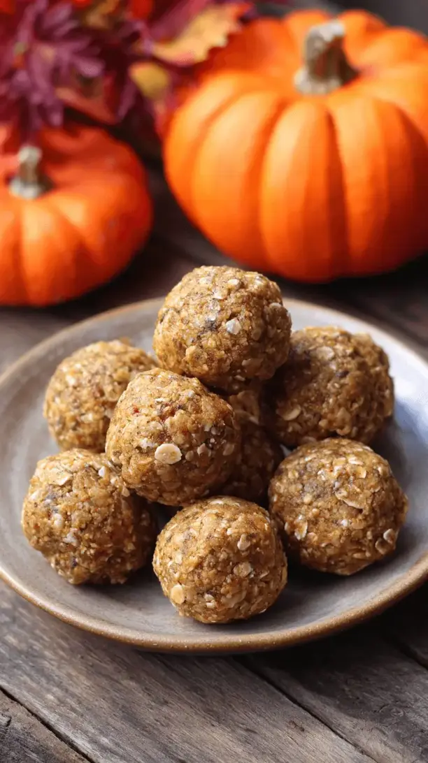 pumpkin spice protein balls