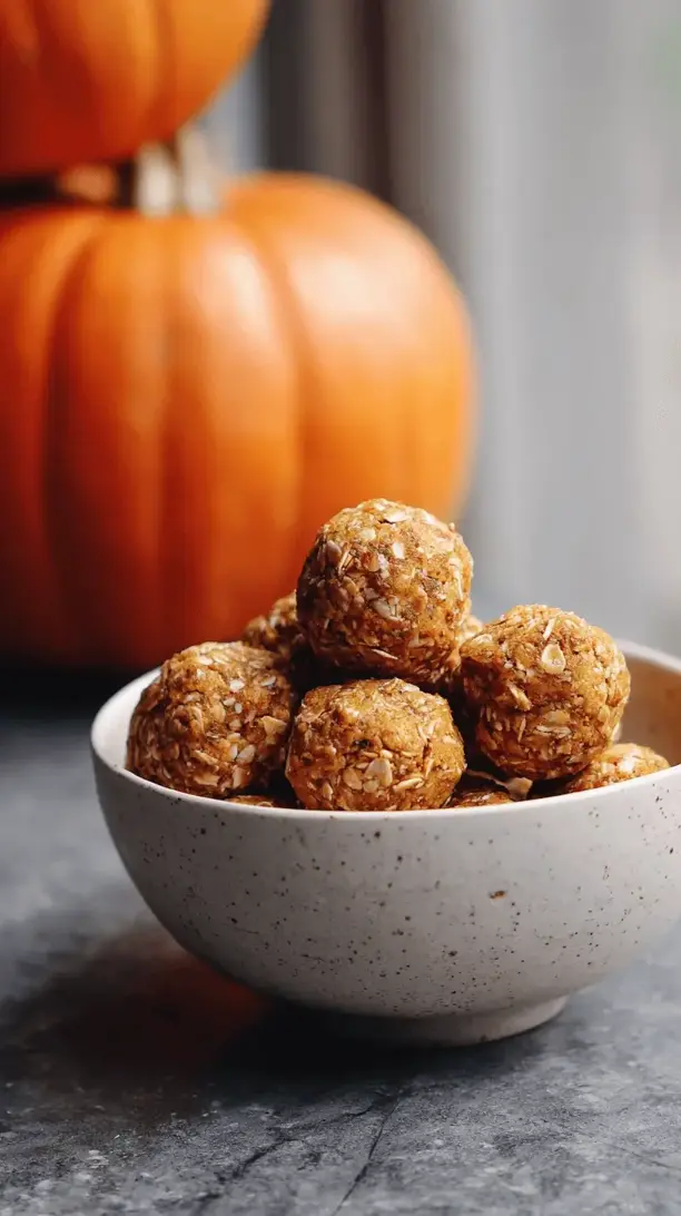 pumpkin spice protein bites