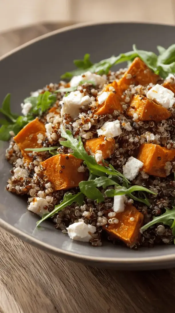 quinoa and roasted sweet potato salad