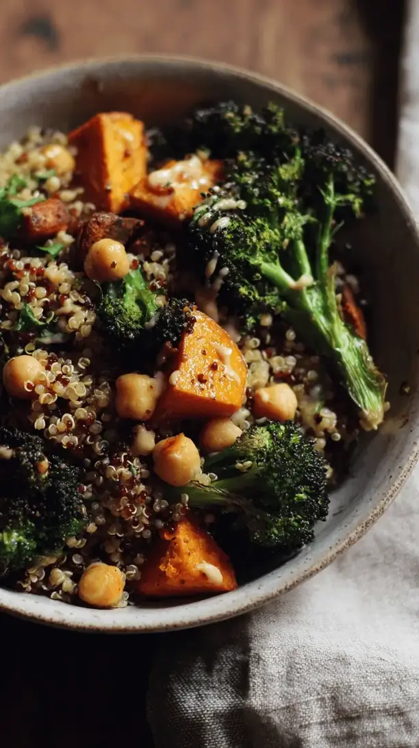 quinoa and roasted vegetable bowl