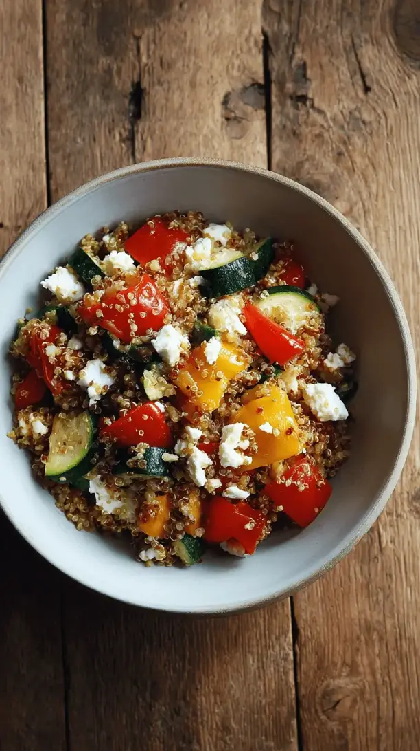 quinoa and roasted vegetable salad