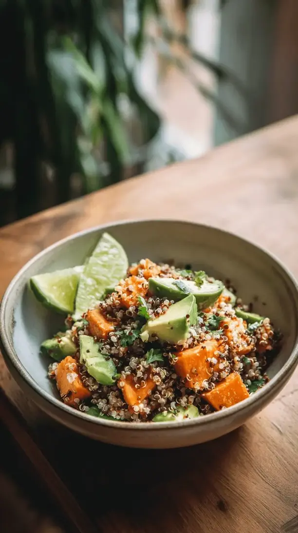 quinoa and sweet potato salad