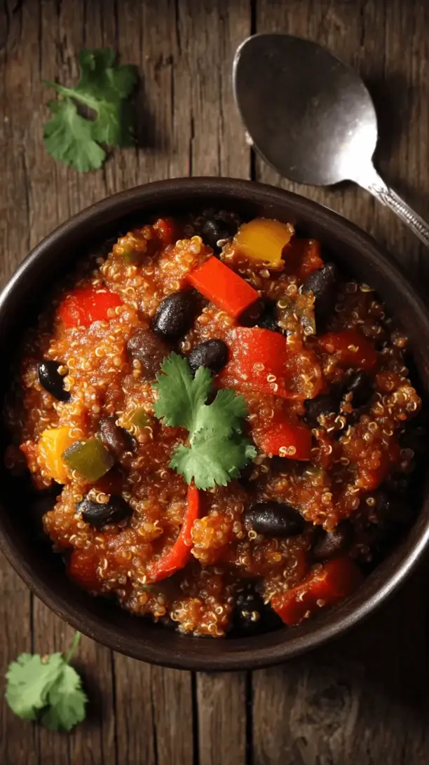 quinoa and vegetable chili