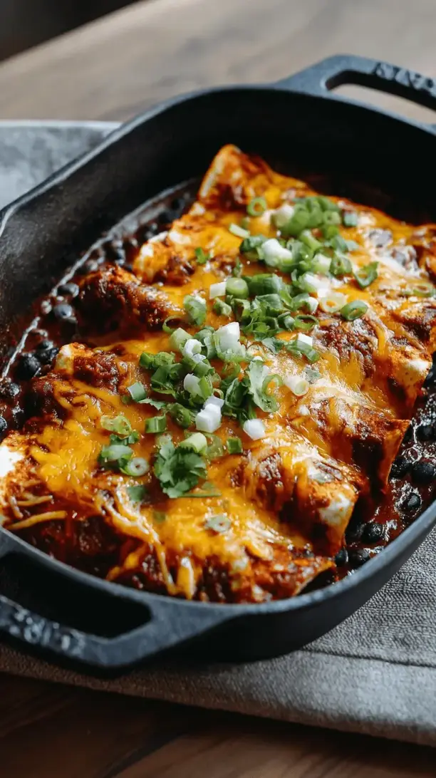 quinoa black bean enchiladas