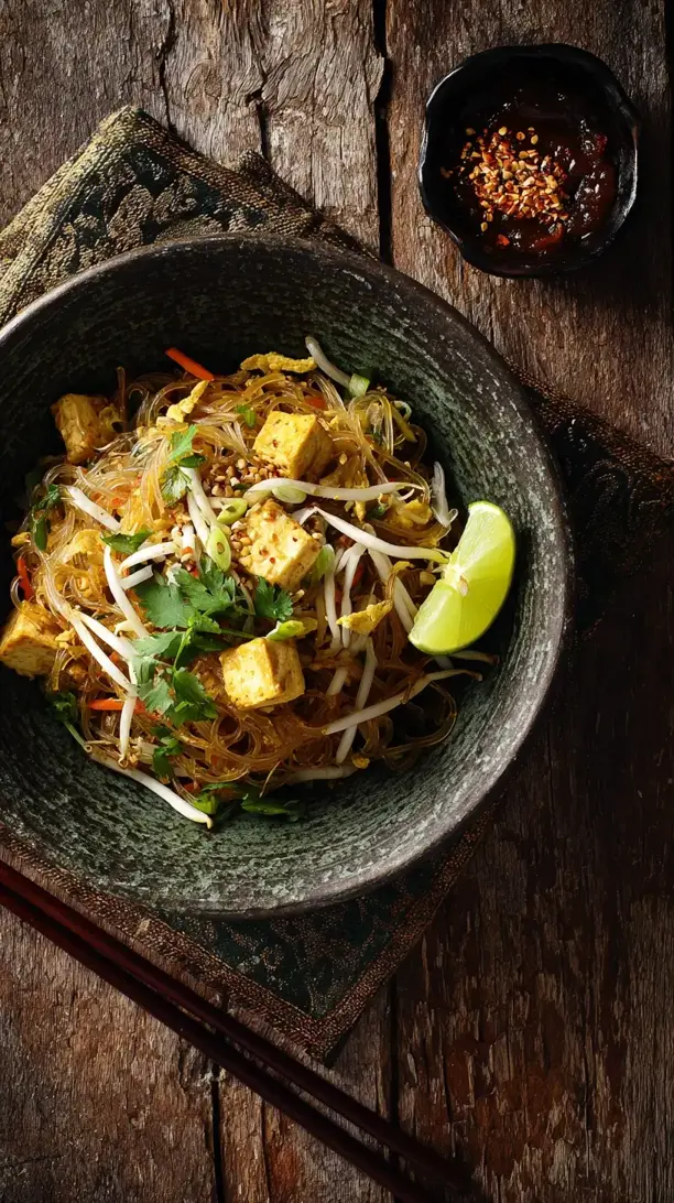 quinoa noodle pad thai