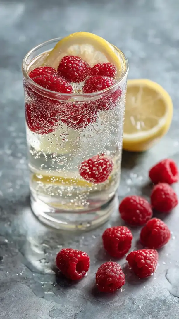 raspberry lemon sparkling water