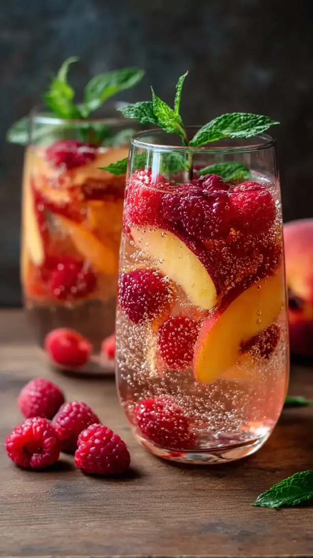 raspberry peach refresher
