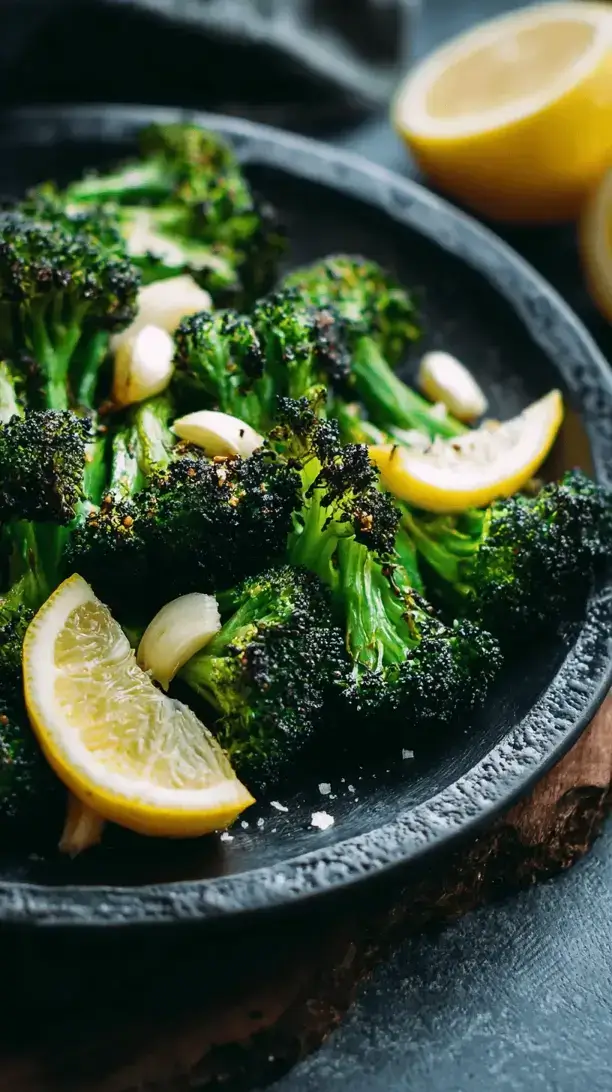 roasted broccoli with lemon