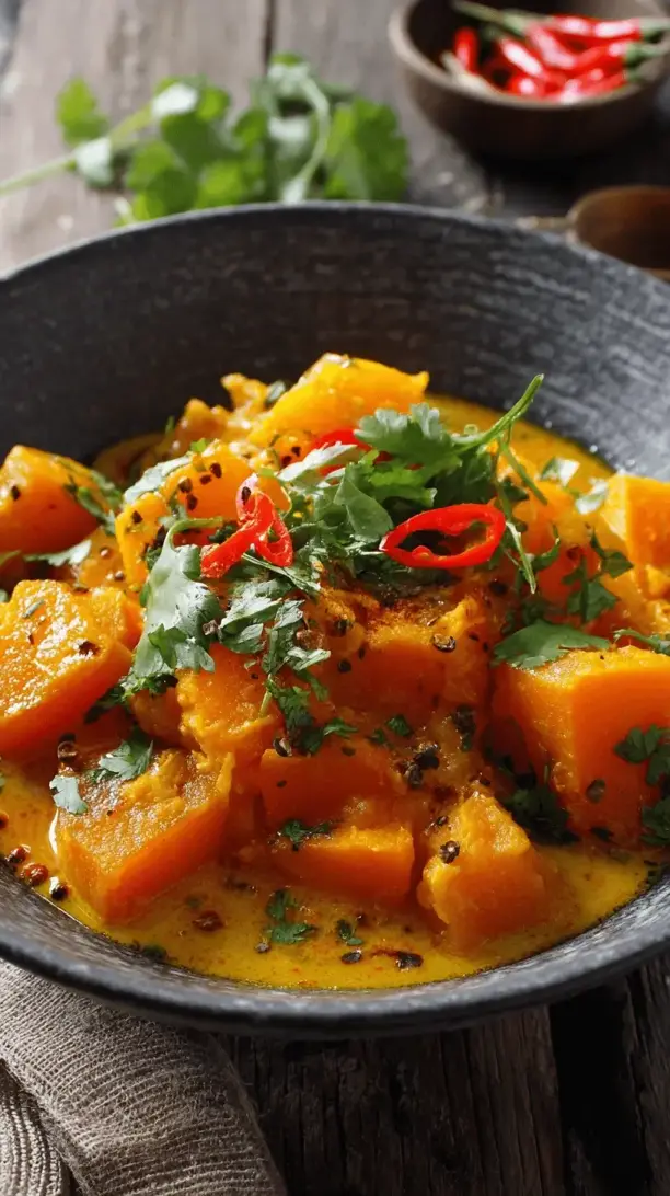 roasted butternut squash curry