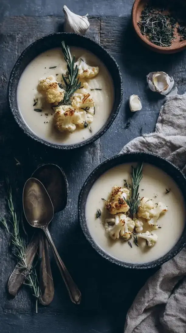 roasted cauliflower soup