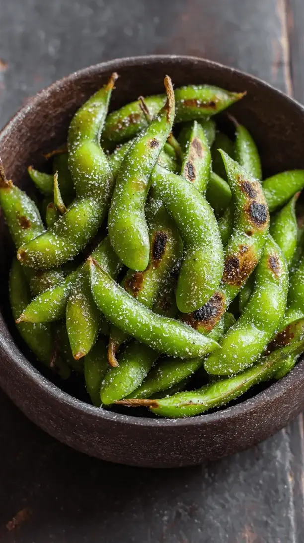 roasted edamame snacks