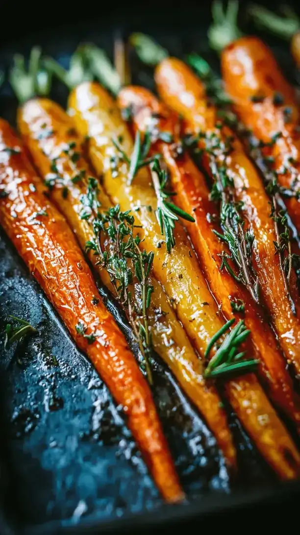 roasted herb carrots