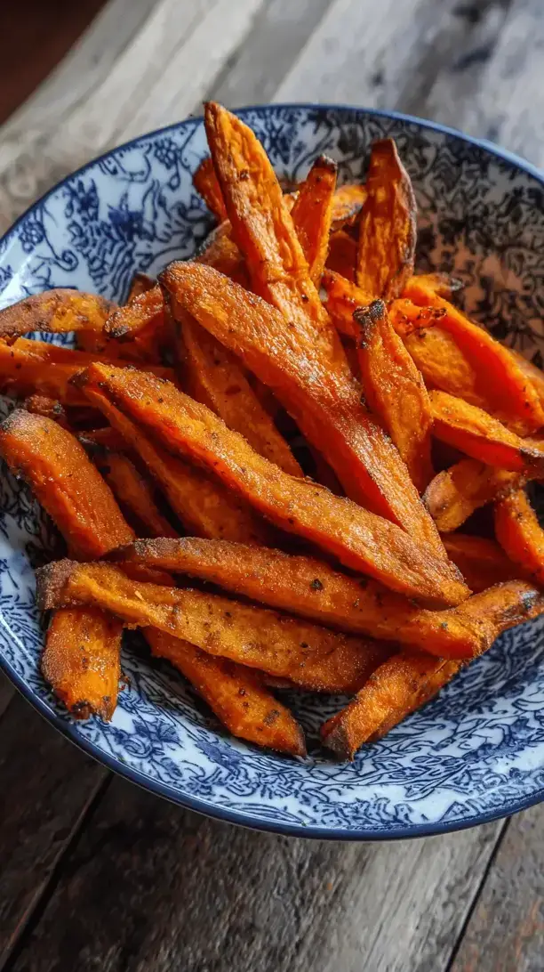 roasted sweet potato fries
