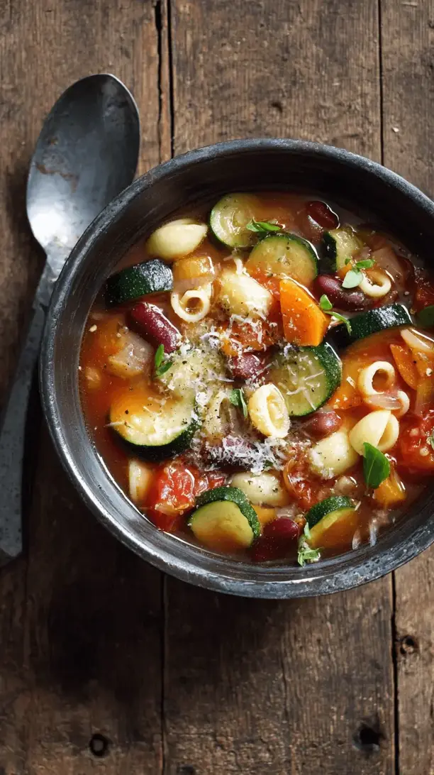 roasted vegetable minestrone