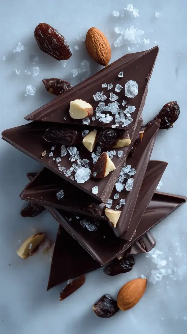 sea salt dark chocolate bark