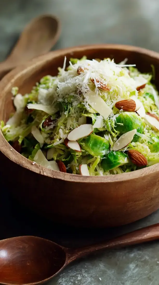 shaved brussels sprout salad