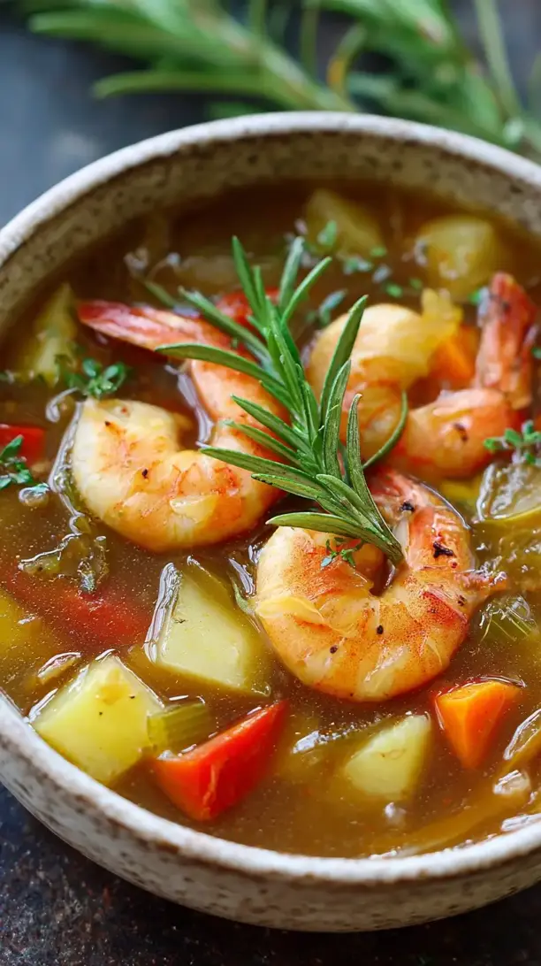 shrimp and vegetable soup