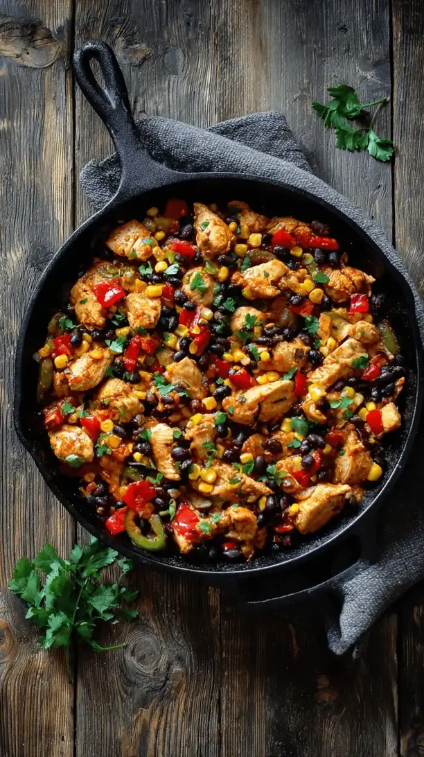 southwest chicken skillet