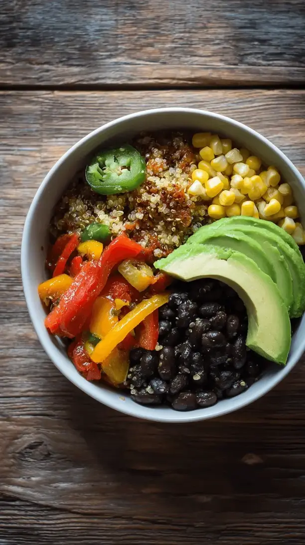 southwest quinoa bowl