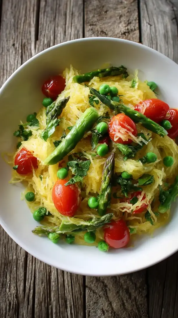 spaghetti squash primavera