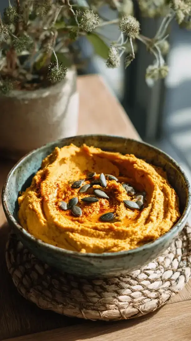 spiced pumpkin hummus