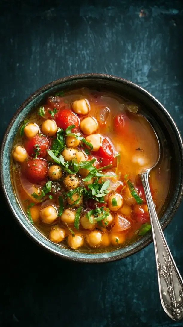 spicy chickpea soup
