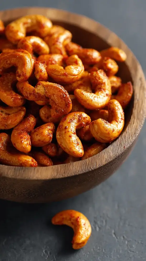 spicy roasted cashews
