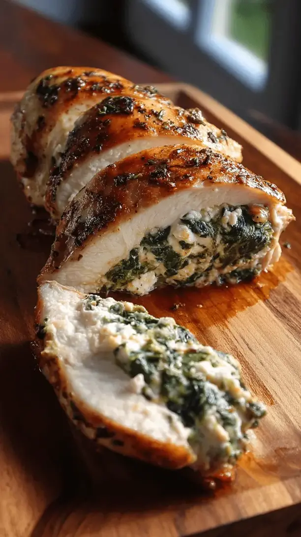 spinach and feta stuffed chicken