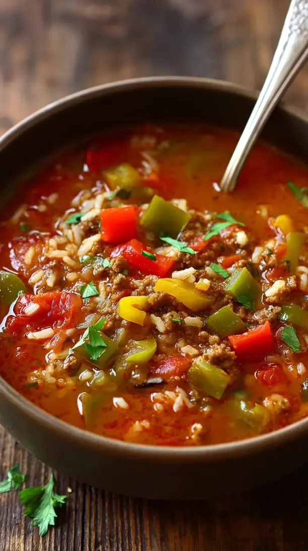 stuffed pepper soup