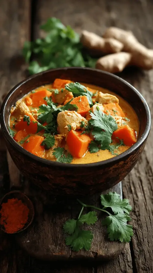 sweet potato and turkey curry