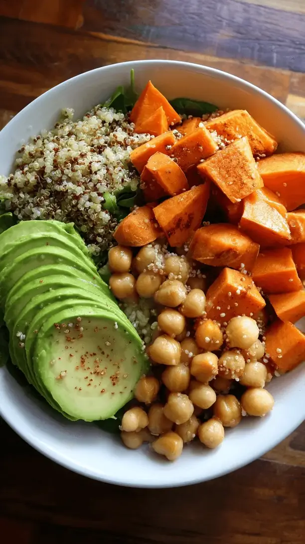 sweet potato buddha bowl