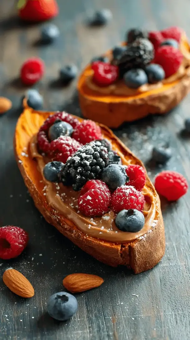 sweet potato toast with almond butter