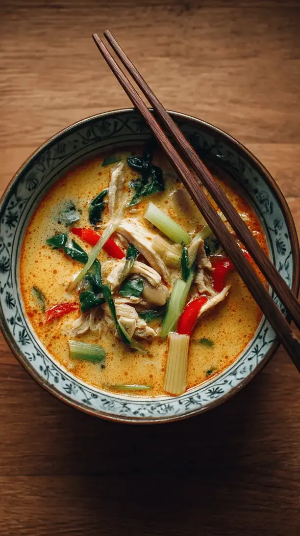 thai chicken and vegetable soup