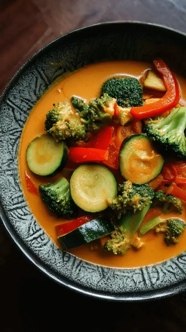 thai red curry with vegetables