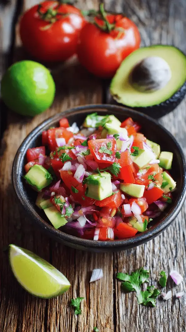 tomato and avocado salsa