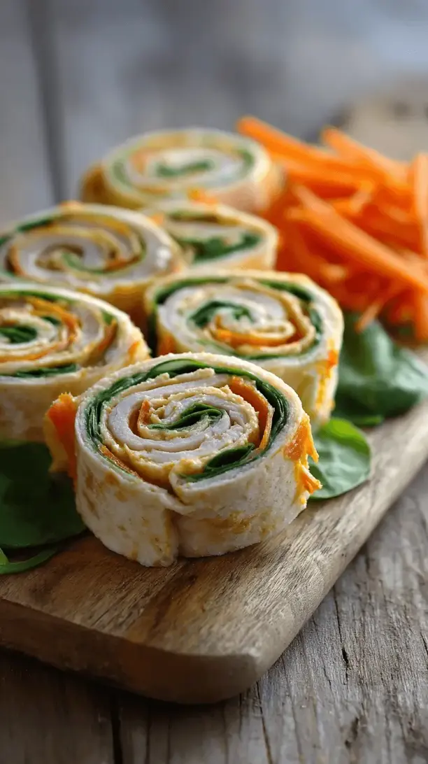 turkey and hummus pinwheels
