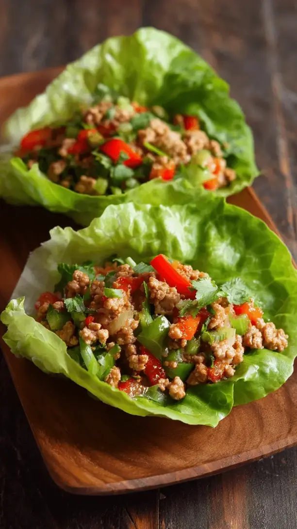 turkey lettuce wrap tacos