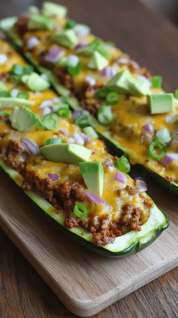 zucchini taco boats