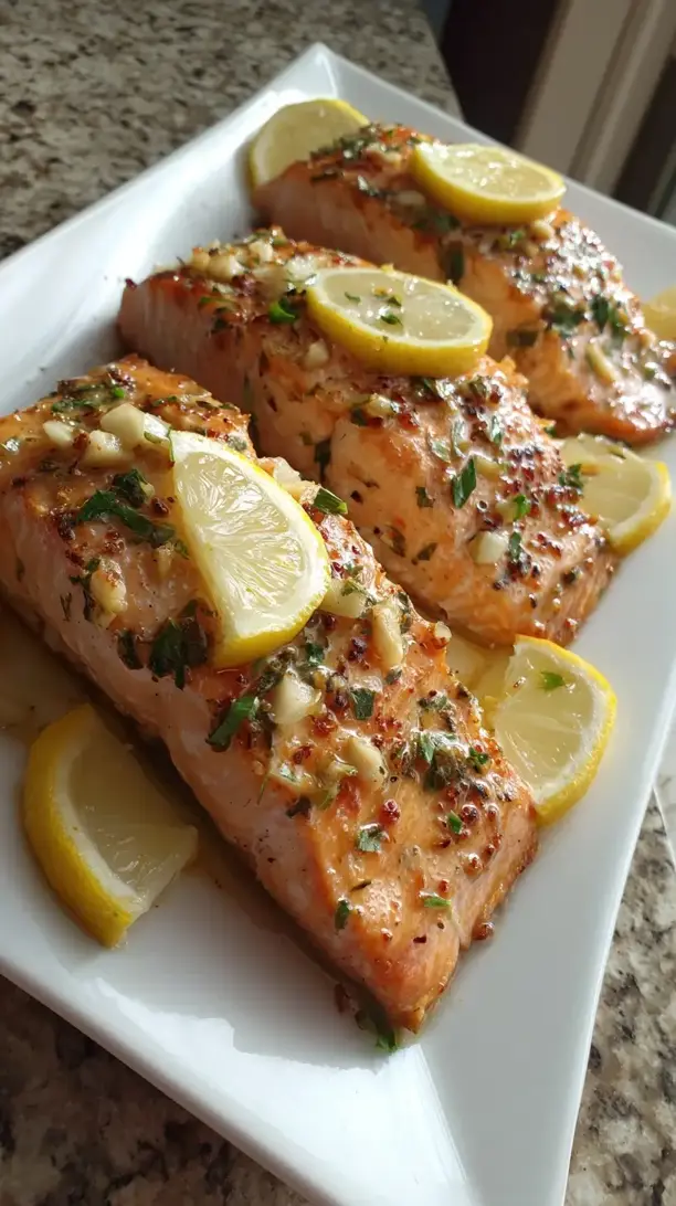 Air Fryer Lemon Garlic Salmon