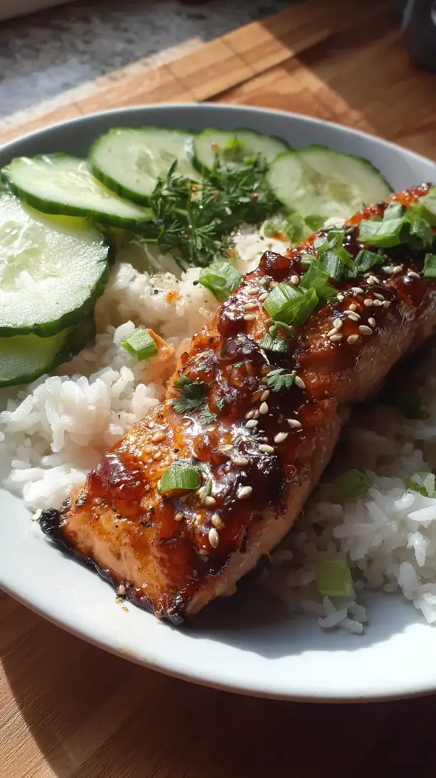 Air Fryer Teriyaki Salmon