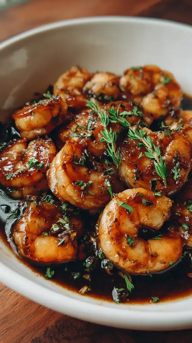 Balsamic Glazed Shrimp