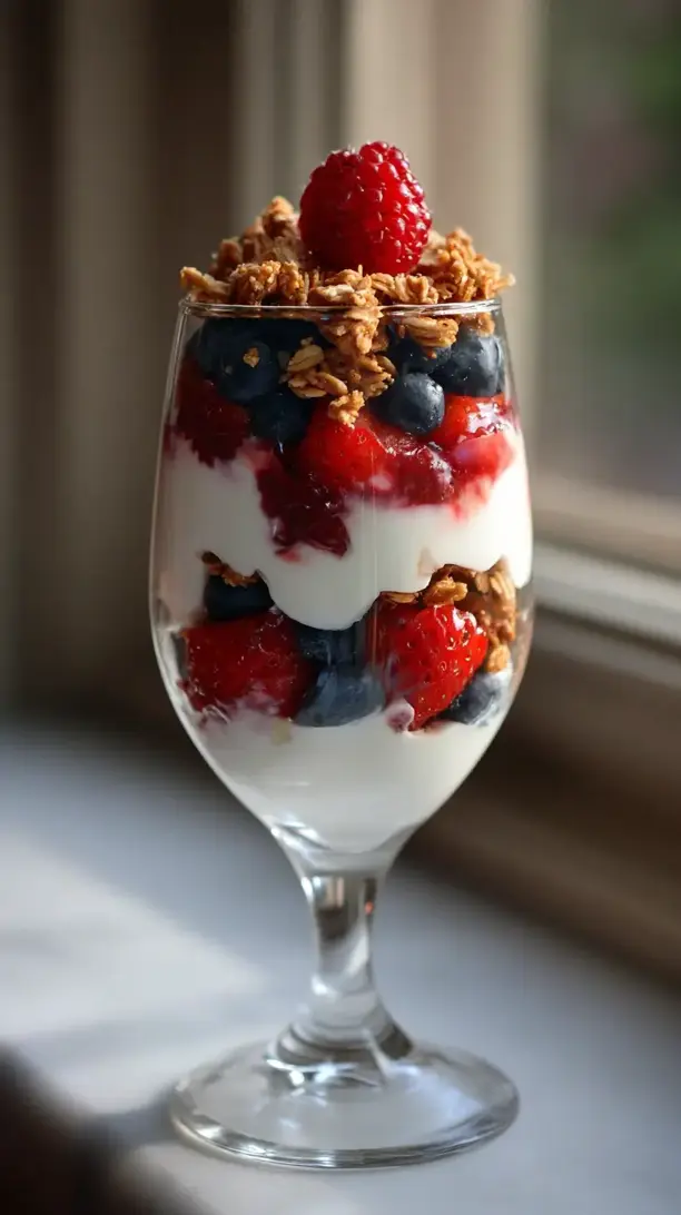 Berry Yogurt Parfaits With Granola