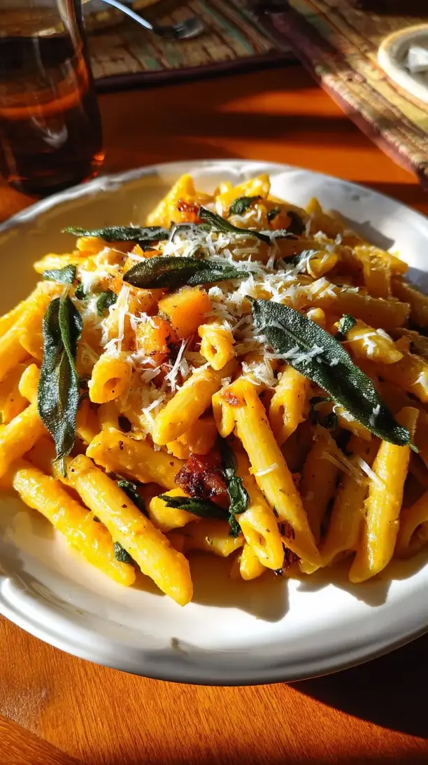 Butternut Squash And Sage Pasta