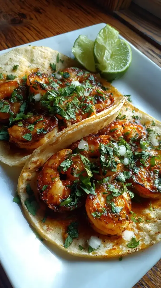 Cilantro Lime Shrimp Tacos
