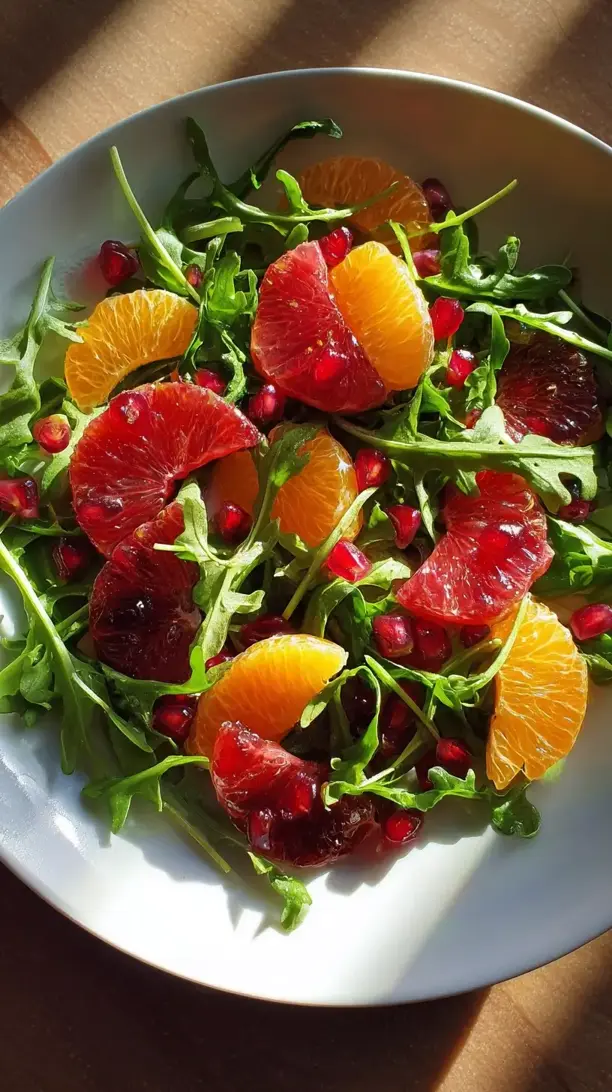 Citrus Arugula Salad With Pomegranate