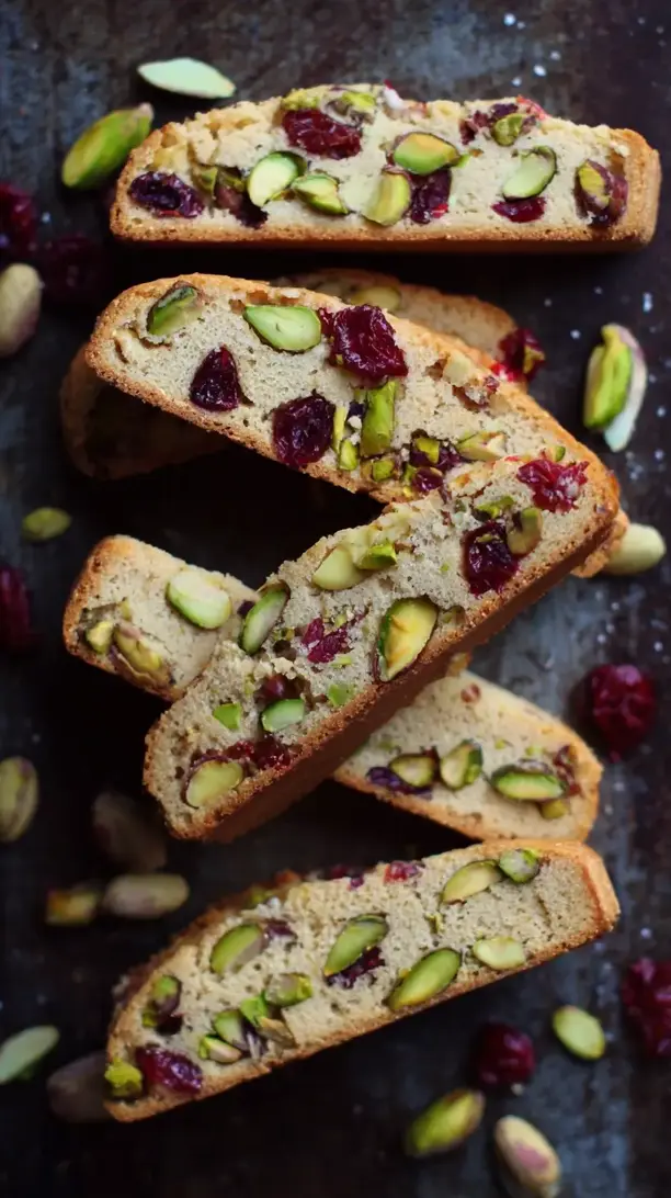 Cranberry Pistachio Biscotti