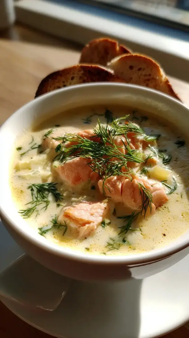 Creamy Salmon Soup