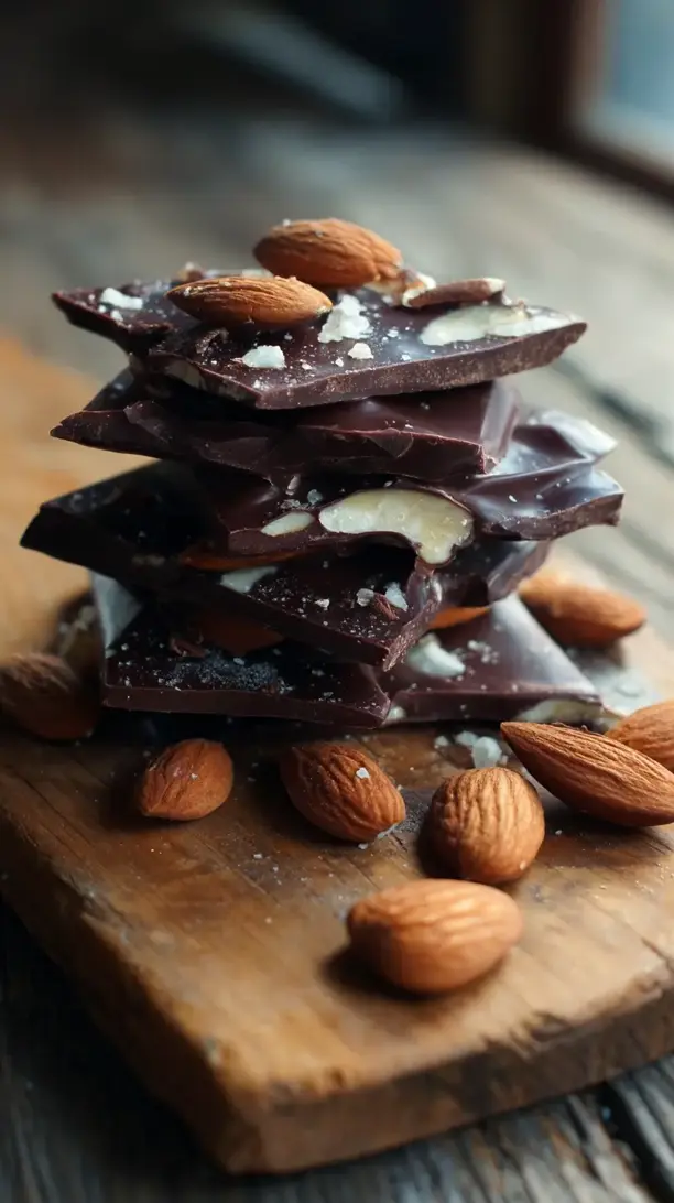 Dark Chocolate Almond Bark