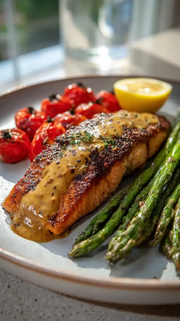 Dijon Mustard Salmon