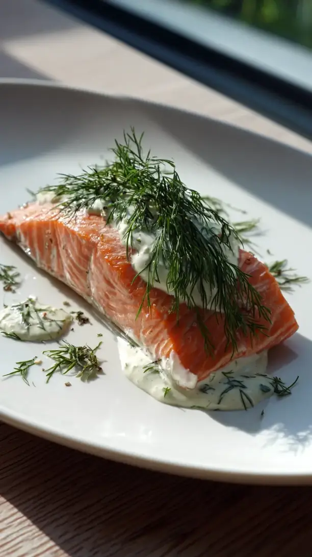 Dill Cream Salmon